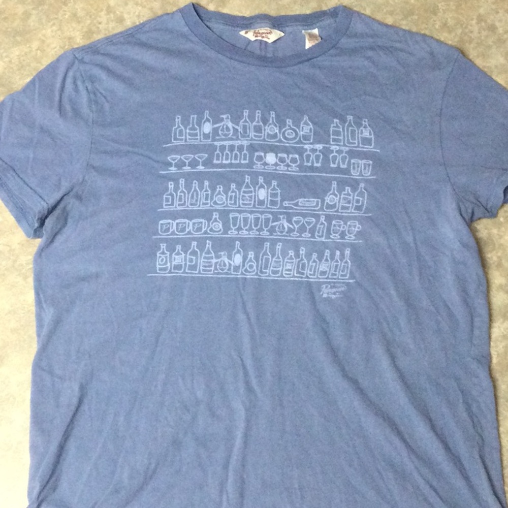 Penguin T-Shirt baby blue large